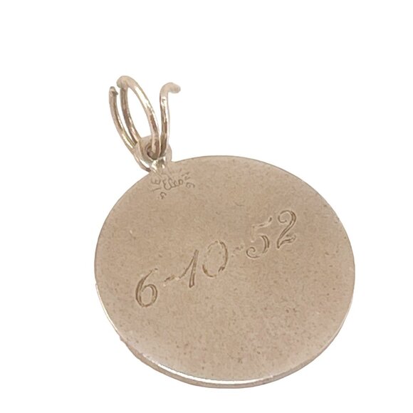 Elco Vintage Sterling Silver Pamela Personalized Pendant Engraved 6 10 52 - Picture 3 of 5